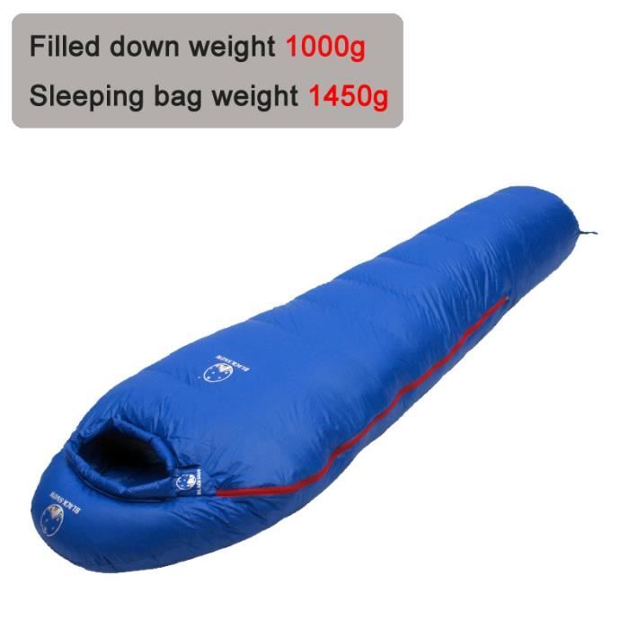 1450g bleu - Sac de couchage chaud en duvet'oie blanc pour adulte, Style maman, adapt?� pour l 