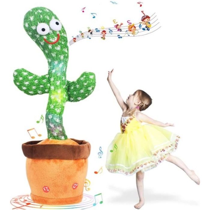 Jouets en Peluche de Cactus, Chantant et Dansant Cactus pour Enfants (120  chansons), Jouet en Peluche électroniques enregistrer, - Cdiscount Jeux -  Jouets