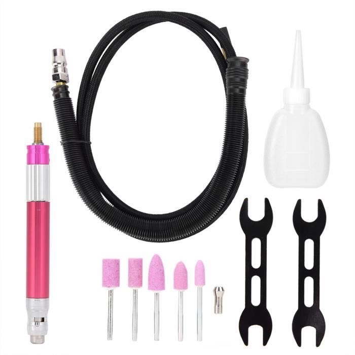 URB Stylo de gravure pneumatique, Micro Die Grinder Pen 65000rpm Air