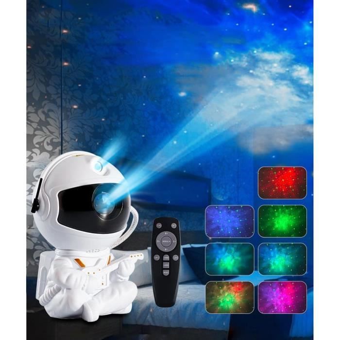 Veilleuse Enfant,Veilleuse Musicale et Lumineuse, Galaxy Projecteur avec 2  Films, Rotation à 360 Degrés, 17 Modes [27] - Cdiscount Maison