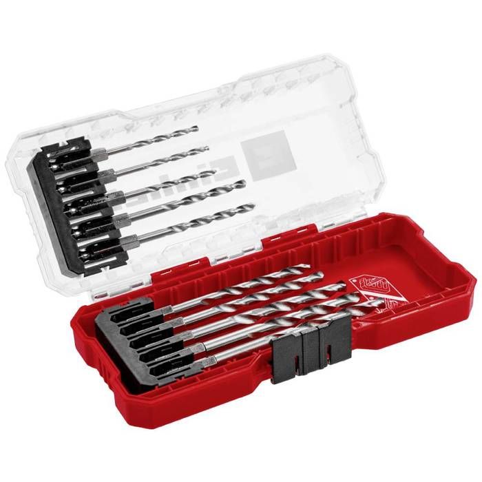 Jeu de forets Einhell 10 pièces Acier HSS 4241 Diamètres de 2 à 6 5 mm - vue 2