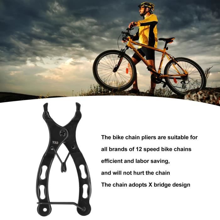 Outil De Réparation De Chaîne De Vélo - Démonte Et Pose Les Maillons, Compatible 7 à 10 Vitesses - 5