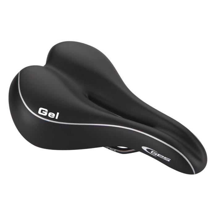 Selle de vélo femme GES Gel Lady - Noir - Vélo loisir