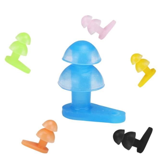 Bouchons D'Oreilles Natation Funyord - 3 Paires Silicone - Étanches & Réutilisables