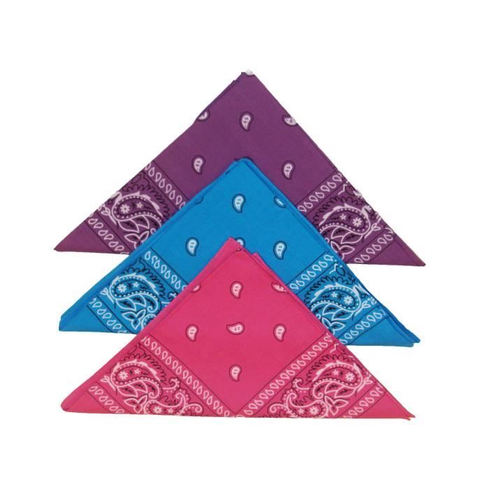 Bandana Pour Homme Et Femme - Foulard En Soie - Motif Cachemire - Élégant - Élégant - Pour Femme