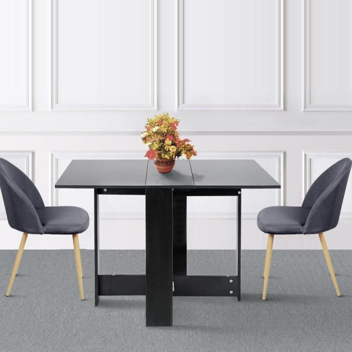 KEDIA. Table a Manger Pliante Table de Cuisine Table de Dîner Polyvalente Table a Manger Peu Encombrante 102.5*76*73cm
