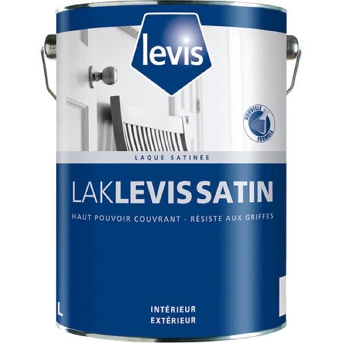 LEVIS LAK LEVIS SATIN Peinture Laque Satinée Blanche 2,5L