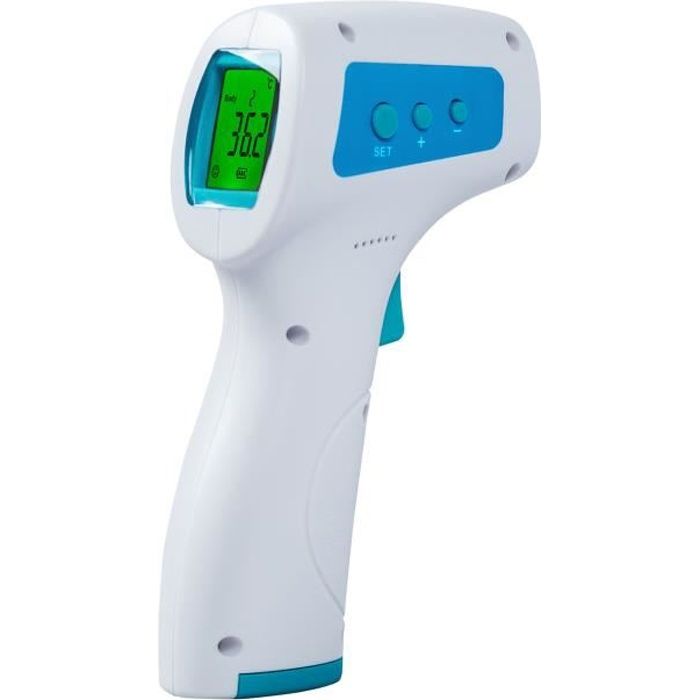 Thermometre frontal infrarouge sans contact temperature adulte enfant bébé 