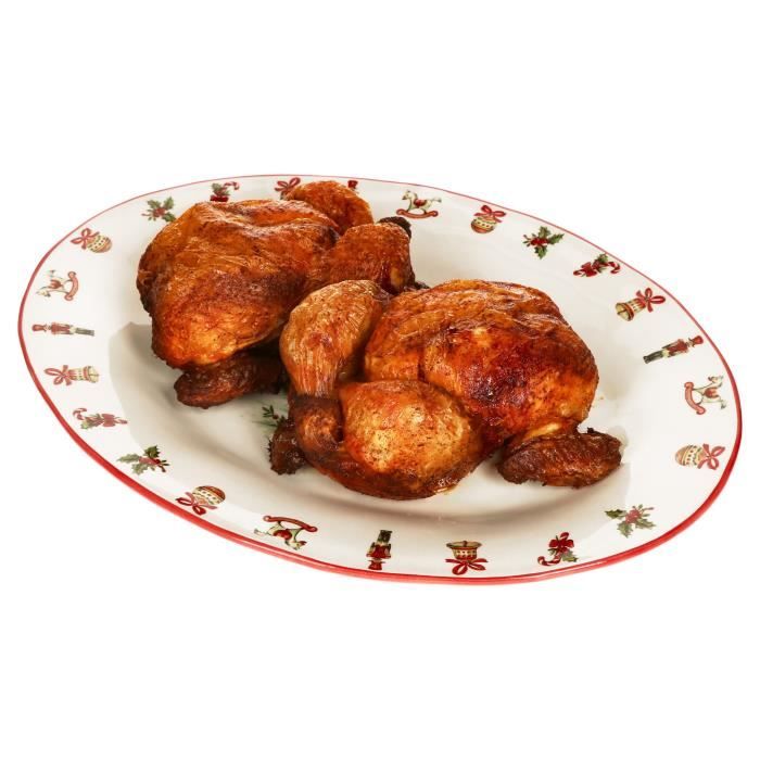 MamboCat Weihnachtstraum Gebäckdose mit Deckel I 960ml I runde Keksbox mit Weihnachtsdekor I Vorratsdose aus Porzellan für Gebäck & Plätzchen I für Weihnachten, Nikolaus, Advent, Christmas