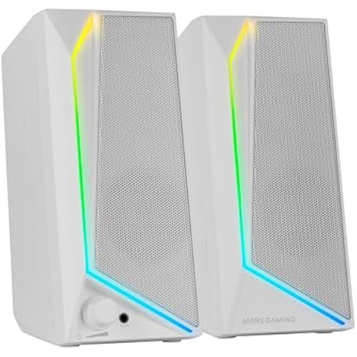 Haut-Parleur Gaming Mars Gaming MS72 – 15W RGB Flow USB Jack 3.5mm - vue 10