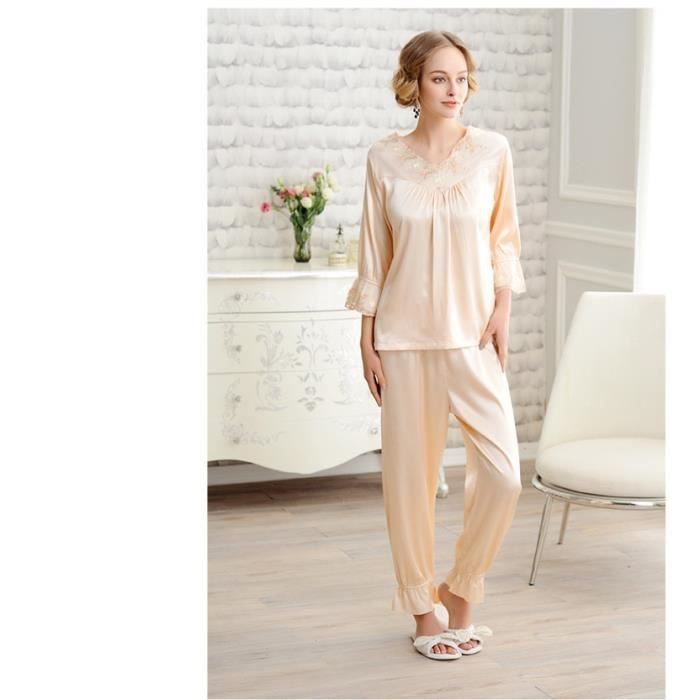 combinatie Klacht Evolueren Pyjama femme 2 pièces set combinaison: top léger +pantalons en polyester sexy - Cdiscount combinatie Klacht Evolueren Pyjama femme 2 pièces set combinaison: top léger +pantalons en polyester sexy - Cdiscount