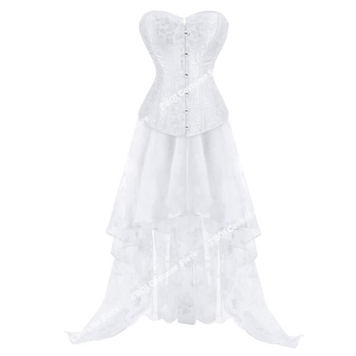 Robe corset de mariage en dentelle florale pour femme,robes corsets