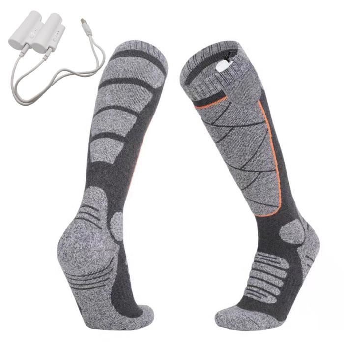 Chaussettes chauffantes électriques 2200mAh rechargeables avec 3 modes — free download