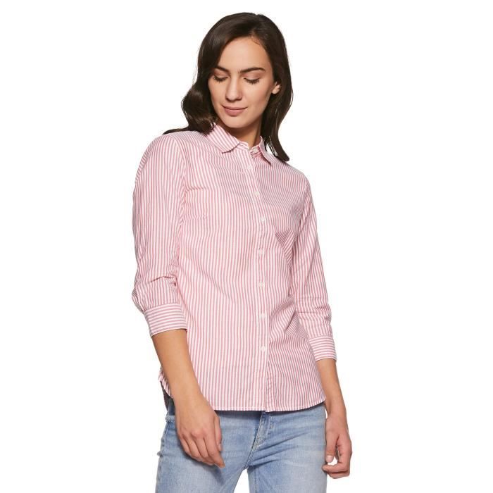 chemise tommy hilfiger femme rose