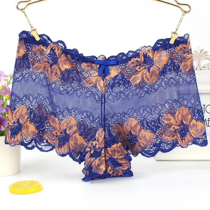 Culotte Dentelle Diesel Femme - Bleu Stone, Taille FR40/EU38, Neuf Avec étiquettes