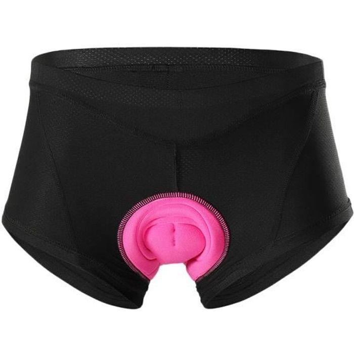 Cuissard de Cyclisme Femme 3D Gel Rembourré Noir - Respirant et Anti-choc