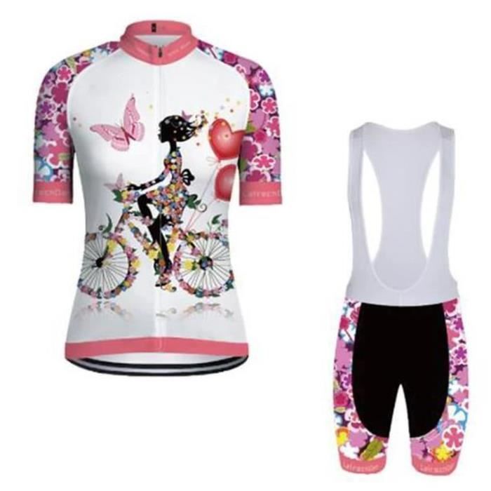 Maillot Cycliste Femme Louis Garneau Metz - Manches Courtes Zip Intégral - Taille M