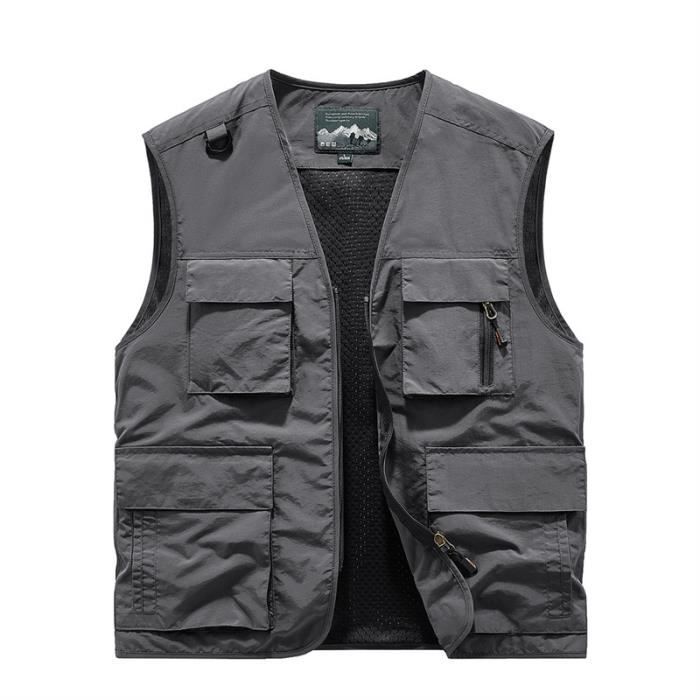 Veste Pêche Réglable Nylon Gilet Sans Manches Réglable Pour Pêche Et Chasse - Vert, En Nylon - Neuf Avec étiquettes Livre Peche Mouche Veste Pêche Réglable Nylon Gilet Sans Manches Réglable Pour Pêche Et Chasse - Vert, En Nylon - Neuf Avec étiquettes Livre Peche Mouche