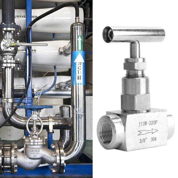 Vanne à Aiguille BVA CVN3 3/8" Femelle - Acier Inox - 10000 Psi - Neuve En Boîte (Occasion Testée)