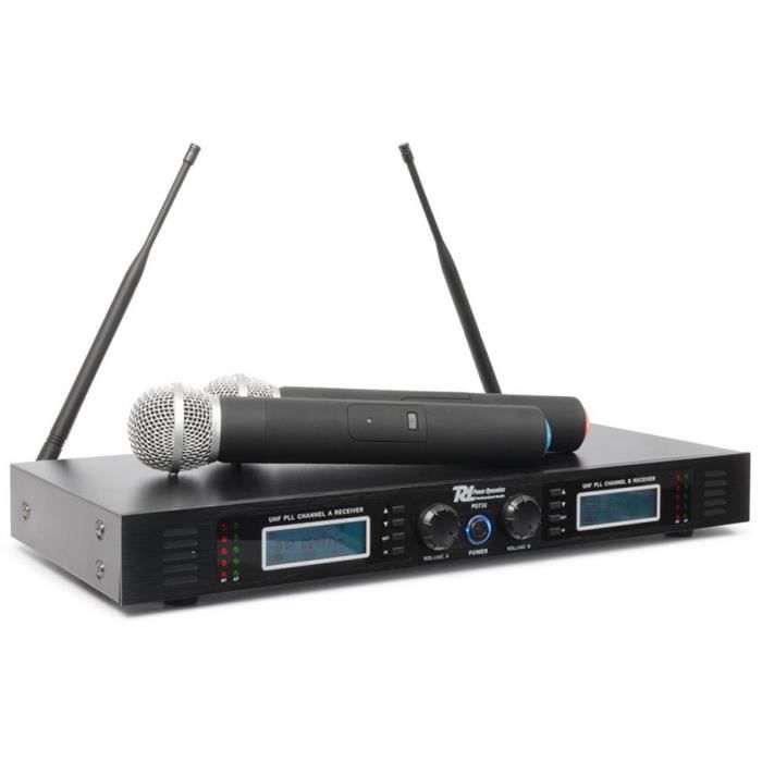 Système Micro Sans Fil UHF 4 Micros - 100 Canaux, Récepteur Rack, Parfait Concerts - 3
