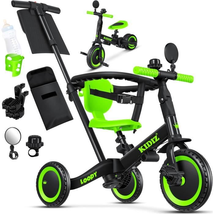 Draisienne Tricycle 6 En 1 Roues De Course Pour Enfants A Partir De 1 An A 5 Ans Aide A La Marche Jusqu A 25 Kg Avec J1238 Cdiscount Jeux Jouets