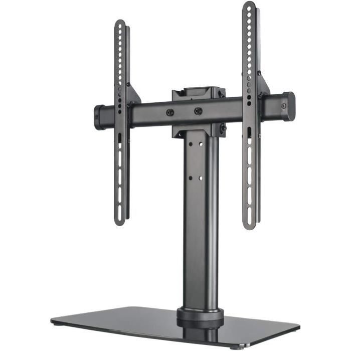 Pieds TV Universels | Support Pour Téléviseur 40-50 Pouces | Base Table Sans Percer | Anti-Dérapant | Noir