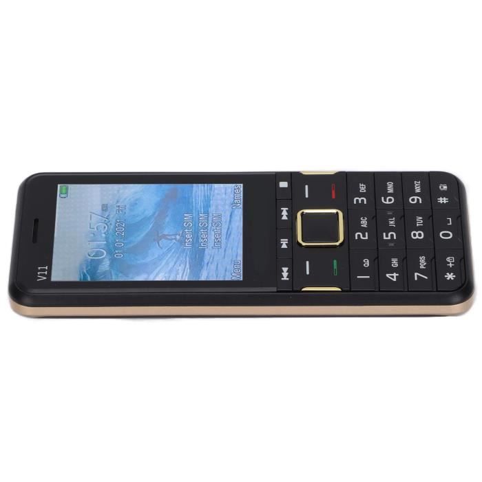 Téléphone Portable à Touches Avizar - Double SIM - Écran 2,01" - Modèle TEL-V8-BL Bleu Pâle - Neuf Sous Blister