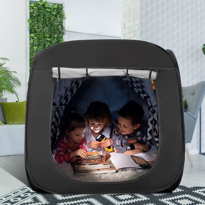 Tente sensorielle pour Enfant, Tente de Jeu Pop-up Portable pour Calmer et améliorer la Concentration, pour Les Enfant atteints d'autisme, de TDAH et de Troubles du Traitement sensoriel, 98 x 98 cm Tente sensorielle pour Enfant, Tente de Jeu Pop-up Portable pour Calmer et améliorer la Concentration, pour Les Enfant atteints d'autisme, de TDAH et de Troubles du Traitement sensoriel, 98 x 98 cm