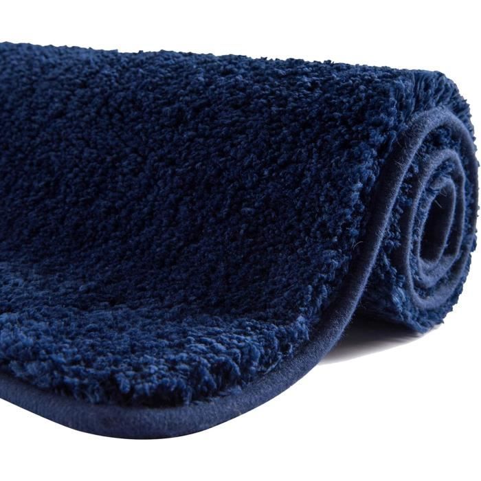 Tapis de bain 50 x 80 cm antidérapant doux absorbant eau en microfibre