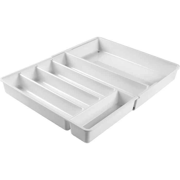 Range-couverts Pour Tiroir, Largeur Du Meuble: 450 Mm, Profondeur: 430 Mm - Blanc