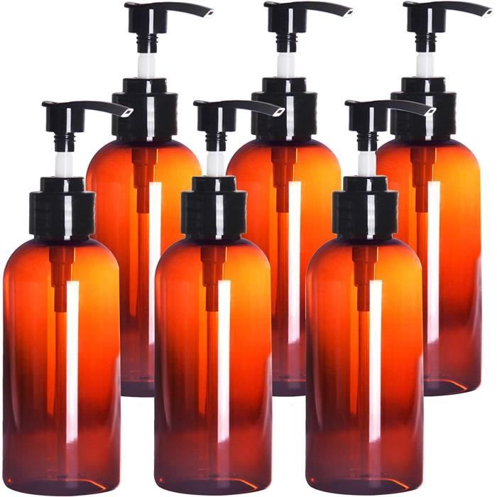 Youngever Lot De 3 Bouteilles Pompe 1L – Flacons Distributeurs Vide Shampoing, Savon, Lotion – Pompe Verrouillable Écologique