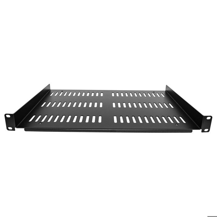 StarTech.com Étagère Rack 19 pouces 1U - Plateau Rackable Universel Ventilé - Étagère Cantilever Baie de Brassage 19 - Rangement
