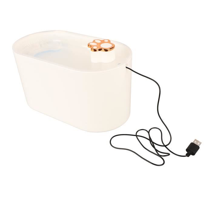 Comparer les prix de SURENHAP fontaine à boire pour animaux de compagnie Fontaine deau pour chat grande capacité eau animalerie deplacement