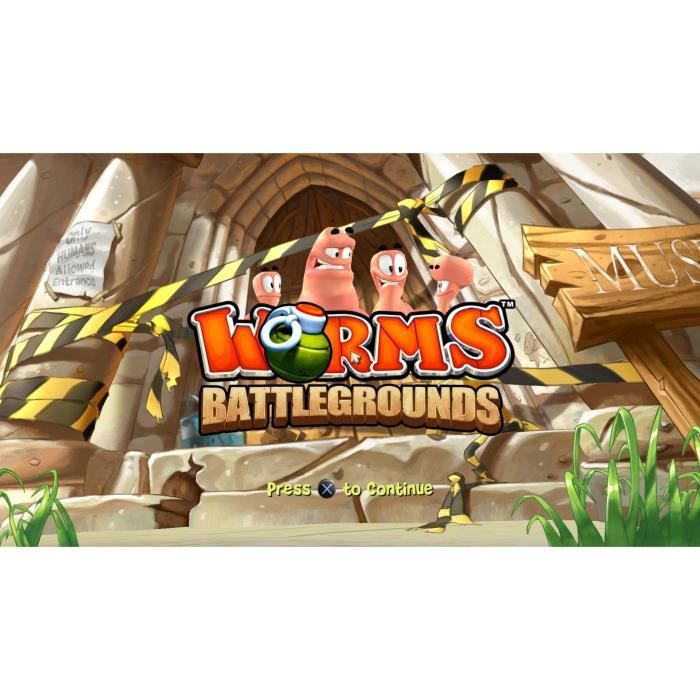 Team Worms Battlegrounds (PS4) - Import Anglais