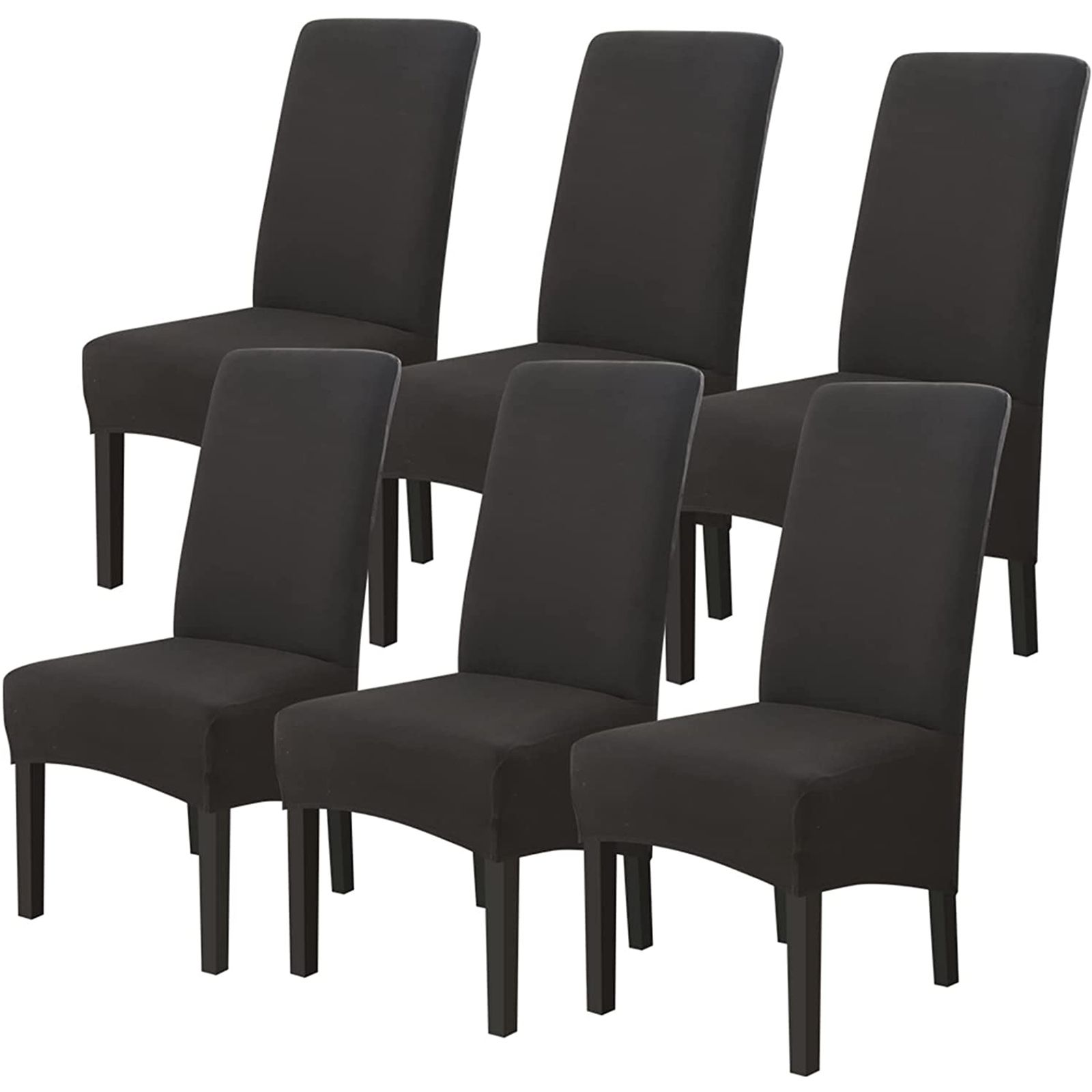 TD® Lot de 6 housses de chaises universelles Tendance et moderne