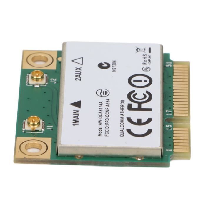 Scheda WiFi PCIE 1200Mbps 7260AC Pro – Dual Band 2.4G/5G, Bluetooth 4.0, Antenne 10dBi, Per PC Desktop Windows