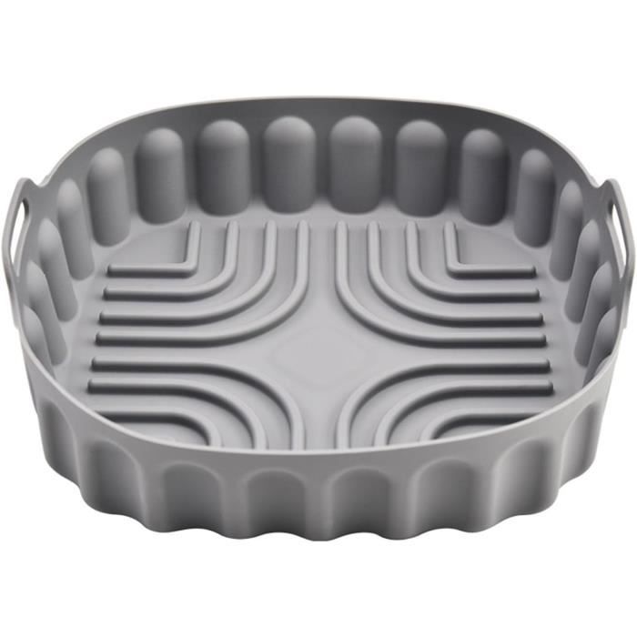 Moule en silicone pour friteuse à air, plat de cuisson pliable en