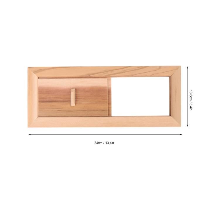 Panneau De Ventilation En Bois De Cèdre Pour Sauna Et Hammam - Grille D' Aération Réglable Et Facile à Installer Panneau De Ventilation En Bois De Cèdre Pour Sauna Et Hammam - Grille D' Aération Réglable Et Facile à Installer