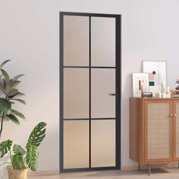 vidaXL Porte intérieure 83x2015 cm mat