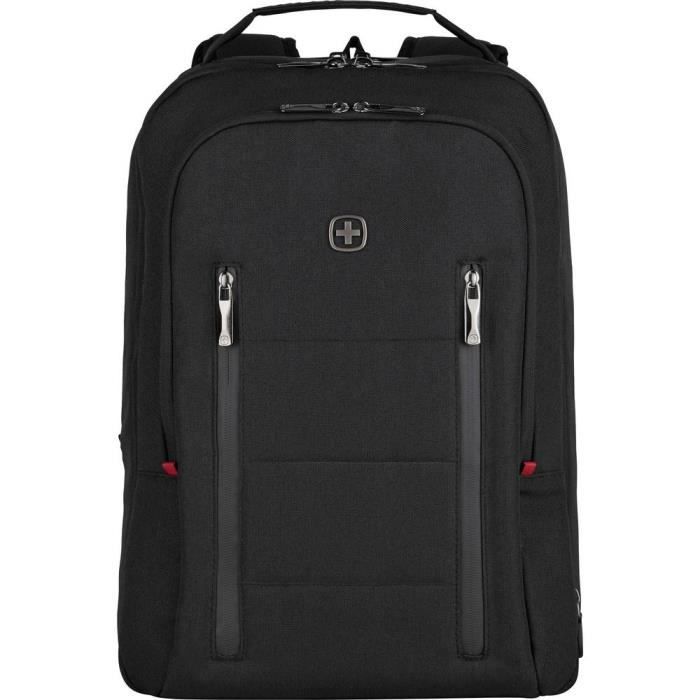 Sac à dos pour ordinateur portable Wenger City Traveler 606490 maxi.: 39,6 cm (15,6) noir 1 pc(s)