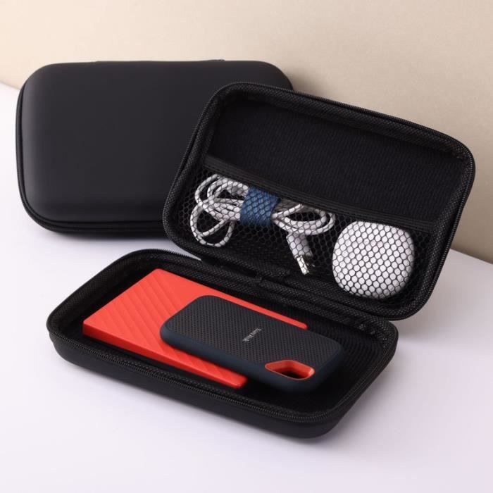 Housse De Protection Pour Power Bank Flycoo2 - Etui Rigide Noir Universel