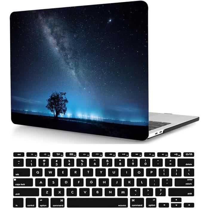 Coque Rigide Mate Noire Pour MacBook Pro Retina 15 Pouces (2012-2015) – 3 En 1