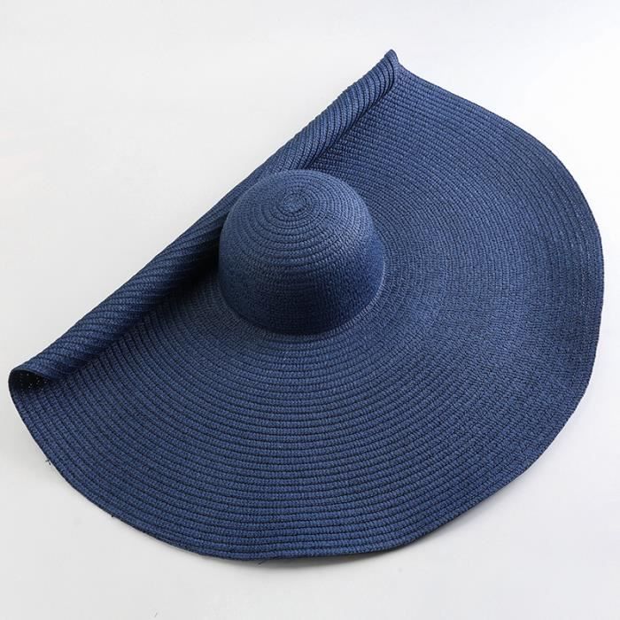 Chapeau élégant Pour Femme En Organza Bleu Navy - Style Ascot, Taille Unique, Neuf