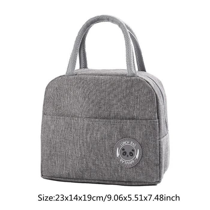 Sac à Déjeuner Manchester United FC Gris - Licence Officielle FOCO Avec Poche Isotherme