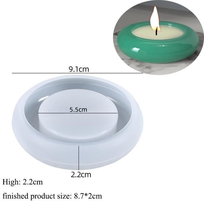 Moules Silicone Pour Cendriers En Résine époxy - 3 Formes Différentes (rond, Losange, Carré) - Réutilisables