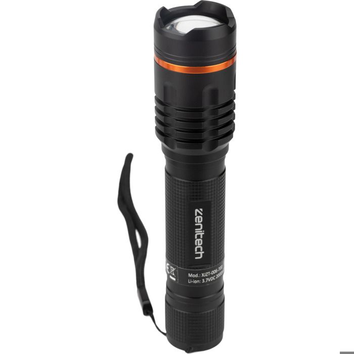 Lampe torche LED rechargeable - 150/350/700lm - Zenitech Lampe torche LED rechargeable - 150/350/700lm - Zenitech