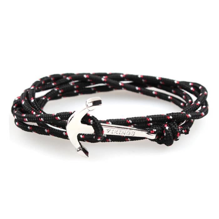 Bracelet Tibétain Zense Noir Tressé Ajustable Pour Homme - Modèle ZB0364 - Neuf Avec étiquettes