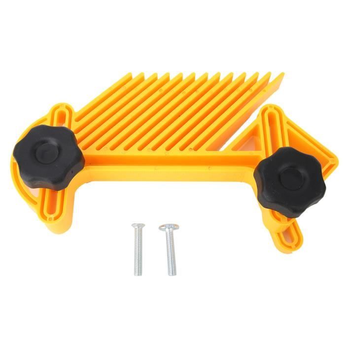2 Planches à Plumes Pour Travail Du Bois – Kit Multifonction Avec Joints & Vis – Compatible Scie Table, Routeur, Scie Circulaire