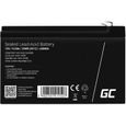 GreenCell® Rechargeable Batterie AGM 12V 9Ah accumulateur au Gel Plomb Cycles sans Entretien VRLA Battery étanche UPS | USV | [170]-1