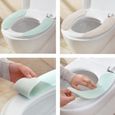 4 paires de coussinets de toilette de couverture de tapis Closestool pour la salle de bain à maison  ABATTANT WC - REHAUSSEUR WC-1